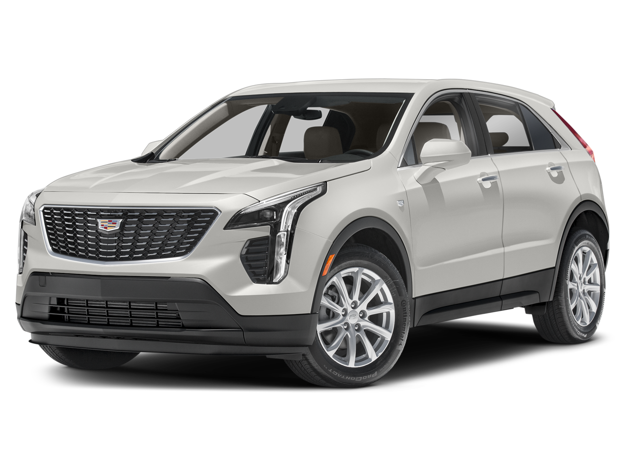 2023 Cadillac XT4 Premium Luxury in Crystal White Tricoat — front three-quarter view